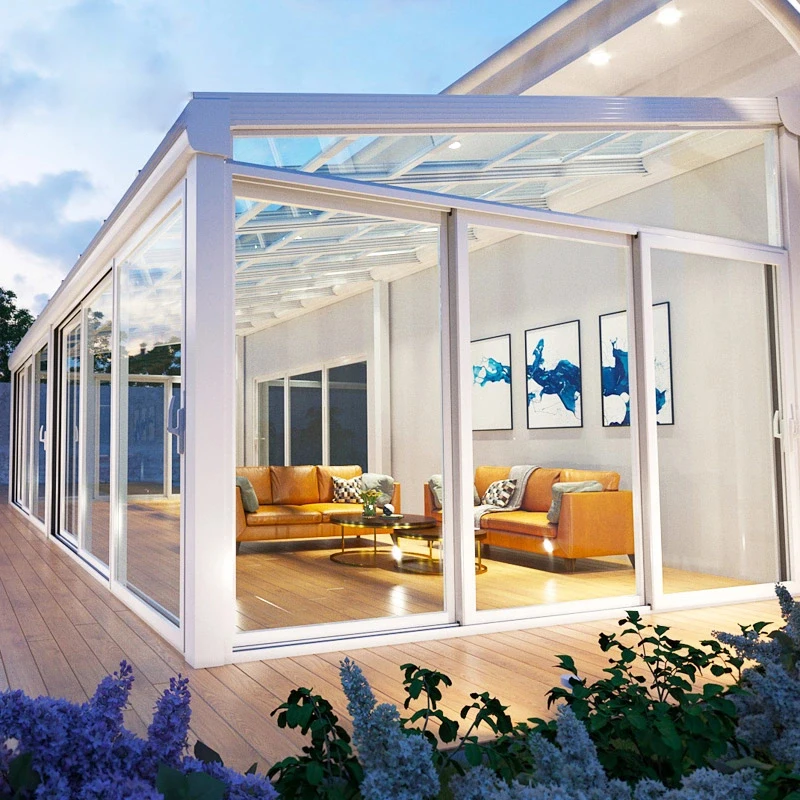 D-TOP glass house victorian sunroom for diy free standing sunroom For Swimming Pool Sun sunroom glass house Of House