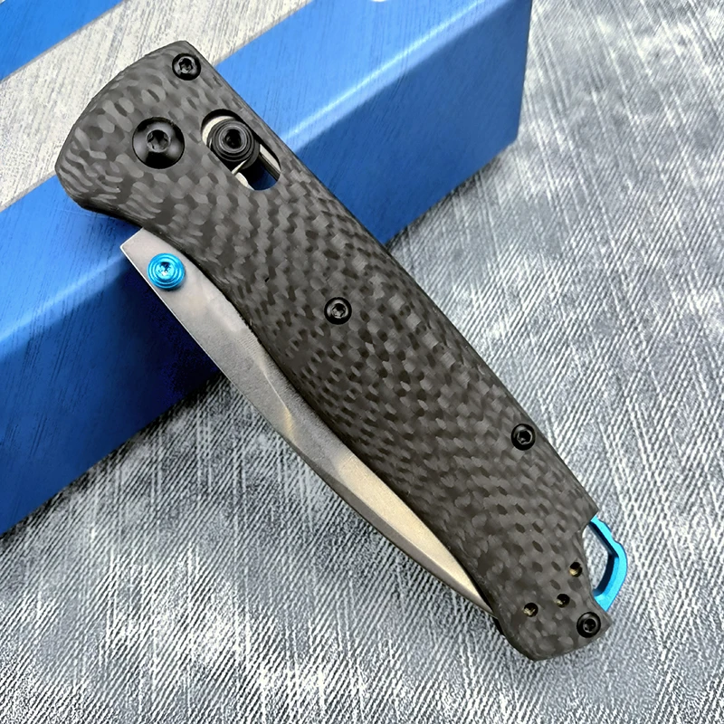 Bugout 535 S35VN Steel EDC Pocket Knife Black Carbon Fiber Handle Folding Tactical Camping Knife