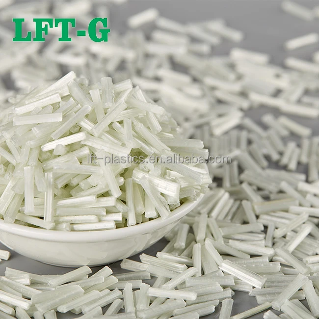 Xiamen LFT-G Thermoplastic PLA Filling Long Glass Fiber 20%-60% Composite Materials Reinforced Plastic 12mm for Industrial Use