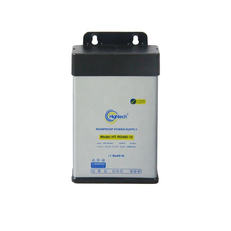 Высококачественный Светодиодный источник питания в алюминиевом корпусе 400 Вт 12 в 10 А
