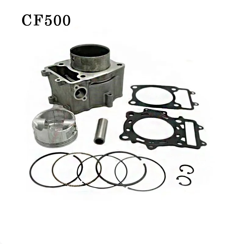 CQJB complete motorcycle cylinder block CF500 CF188 piston ring STD 87.5mm for ATV