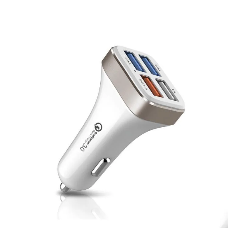 Лидер продаж 2020 года, автомобильное зарядное устройство с 4 портами, amazon europe