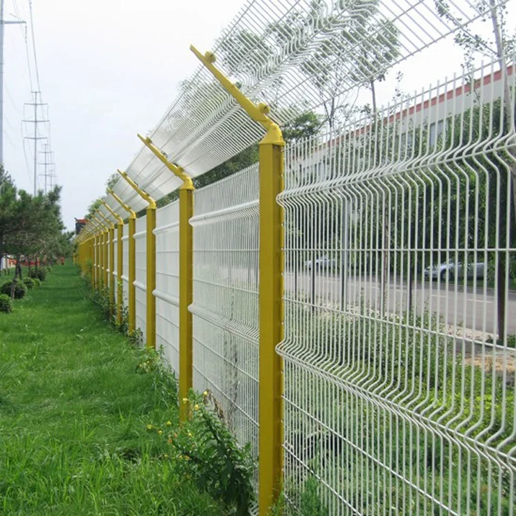 Low Price Triangle Bends Wire Mesh Fence Net Green 3D Fence
