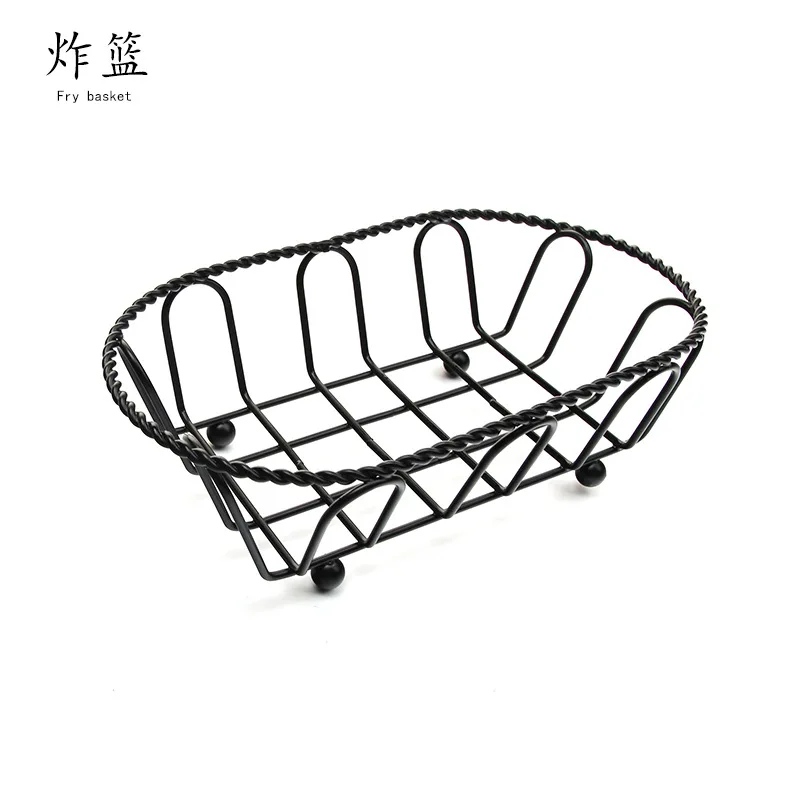Wholesale Price Potato Fry Fries Holder Chip Basket Metal Iron Material Colanders And Strainers Quality