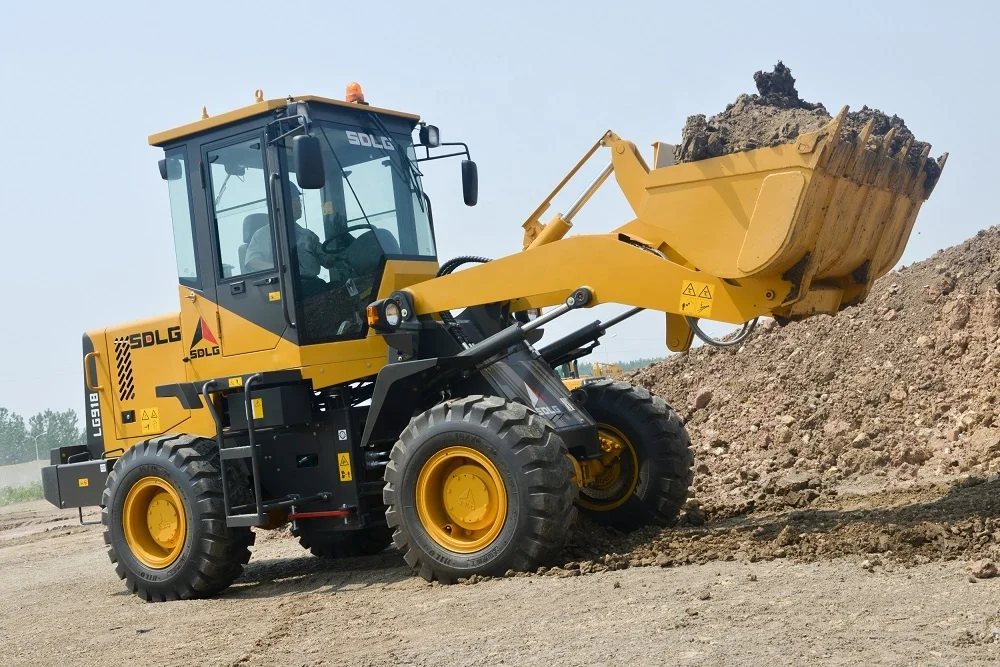 SDLG LG918 Wheel loader 1.8ton 1.0m3 bucket pilot control a/c cabin SDLG LG918