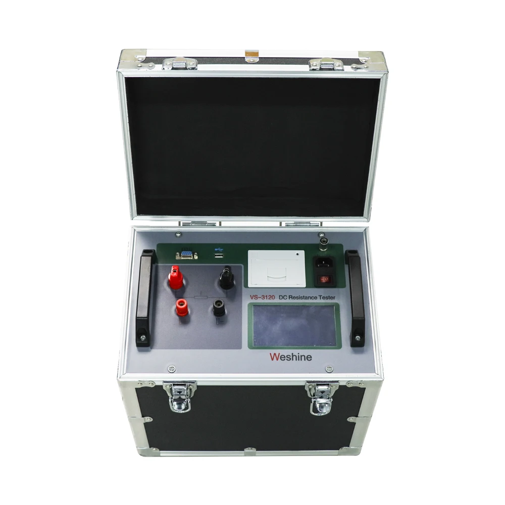 50 kohm Digital DC Low Resistance Meter 10 A 20 A 40 A 50 A Milliohm Meter Transformer DC Winding Resistance Meter Tester
