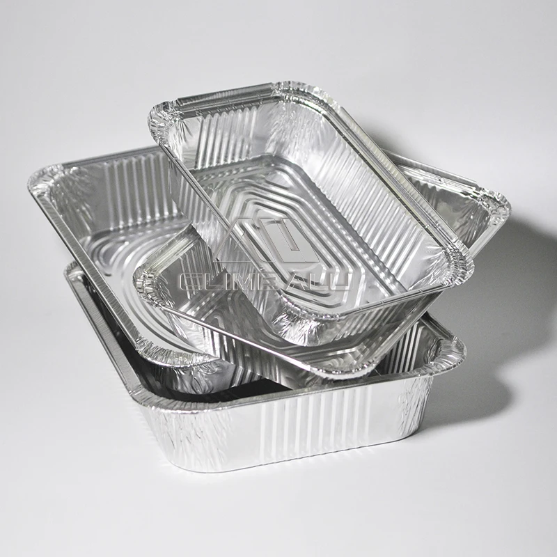 Wholesale price disposable 240ml 360ml 410ml sizes aluminum food container aluminium foil tray