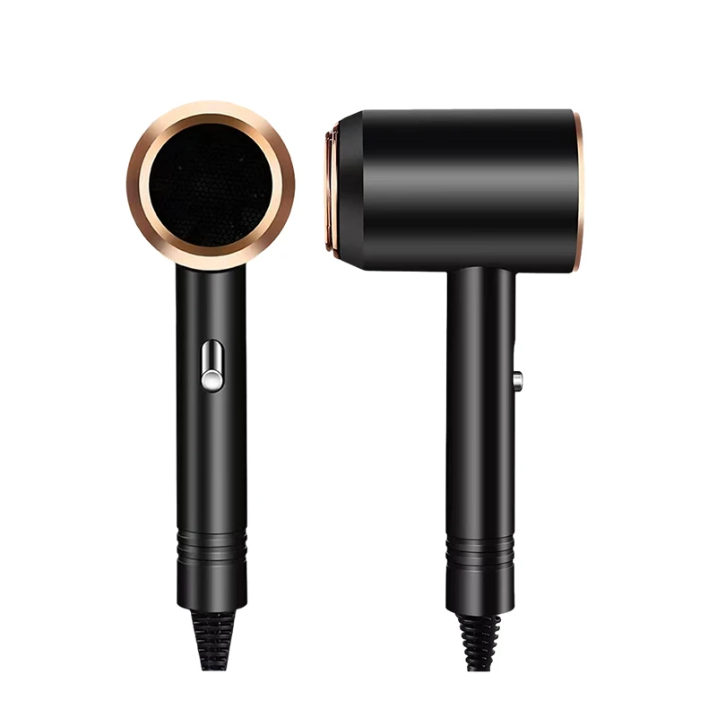 DILIAO OEM 1800W Folding Handle Travel 2 in 1 hair dryer brush blow dryer comb 2 Speed 3 Heat Fast Dry Compact Mini Hair Dryer