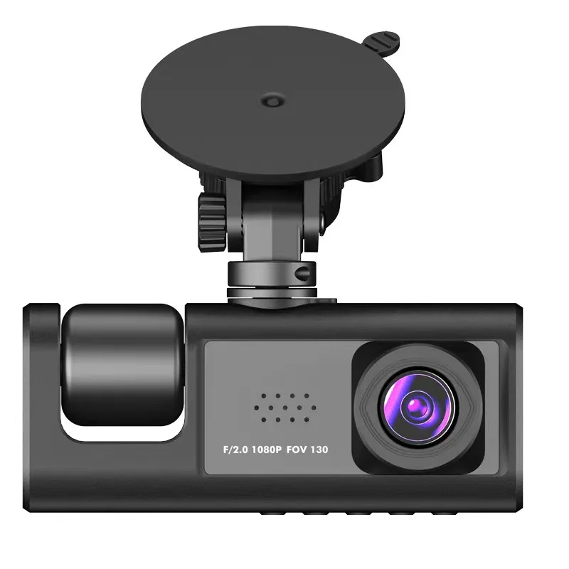 High Quality Three lens 2 Inch HD1080p Dashcam Car Video Recorder with WIfi and G- sensor