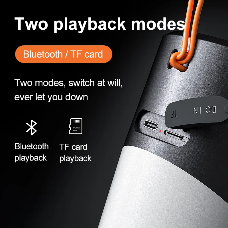 mini karaoke speaker loudspeaker box dj party speaker with microphone karaoke with camping lantern