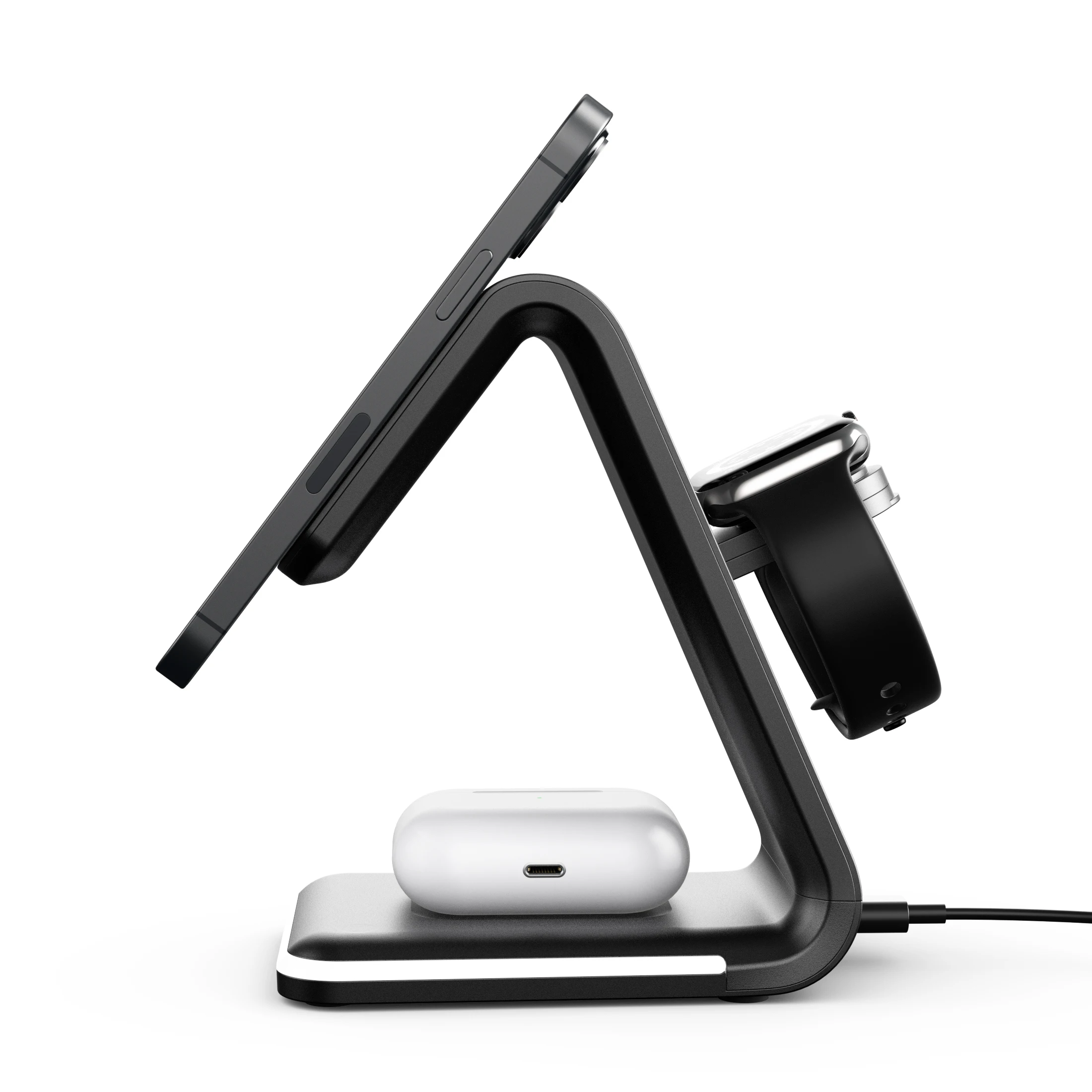 Trending Products 2022 New Arrivals home Mobile Phone 4 In 1 Magnetic 15w 10w Qi Fast Wholesale Best Wireless Charging Station