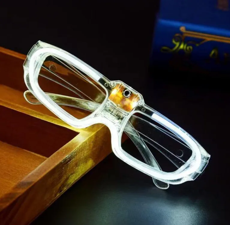 High Quality Glow In The Dark Glasses Light Up Glasses Led Shutter Glasses Event Party Supplies