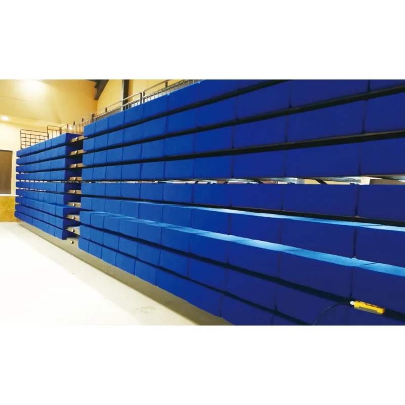 Wholesale Indoor Movable Stadium Telescopic Grandstand Telescopic Bleachers for Sale