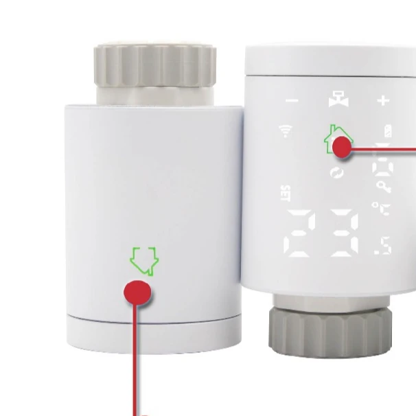 Smart Life app control wifi Room Thermostatic Radiator Valve TRV Zigbee Thermostat