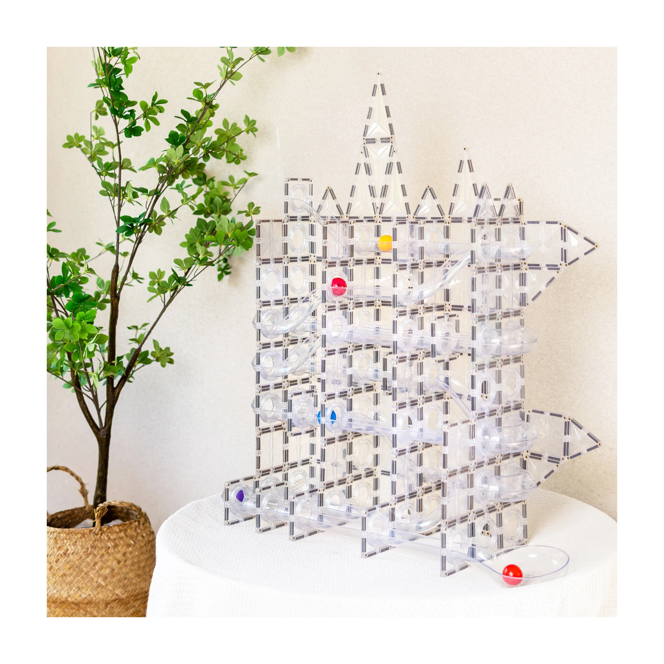 Мнтл 120 шт. стеклянные мраморные магнитные плитки для бега