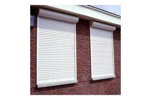 Automatic Security Aluminium Metal Rolling Roll Up blinds hurricane shutters for windows