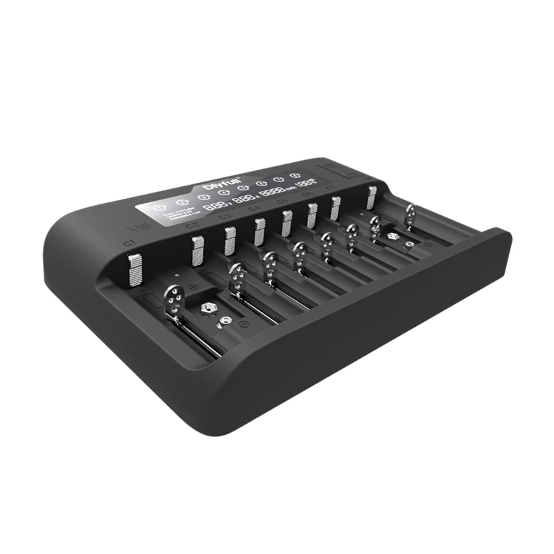 10 Slots Llithium Li-ion Balance Lithium Battery Charger With Usb Cable