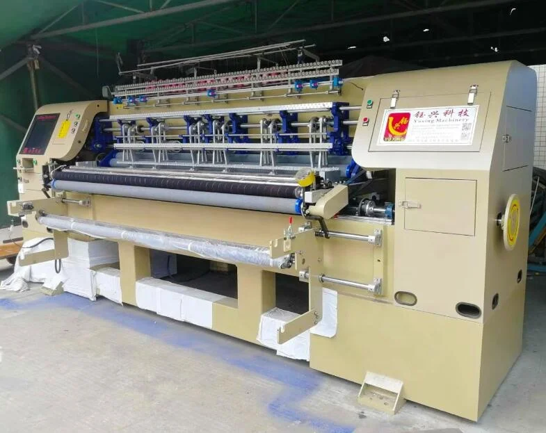 Yuxing industrial multi needle automatic quilting machine for bed linen handbag