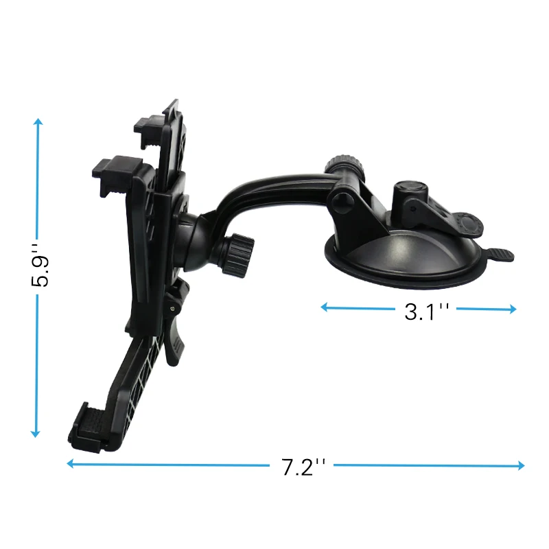 
Car Tablet Holder Tablet Dash Mount for iPad Stand Holder Car Windshield Dashboard Universal Tablet Car Mount with Suction Cup 
