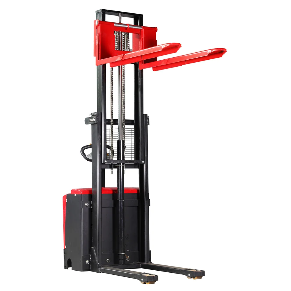 Factory Direct sale Pallet Lifter Forklift In Warehouse lifting height 1600mm 3000mm Semi Electric Pallet Stacker