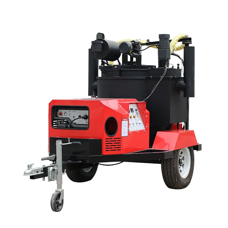 200L Road Repairing Machine Asphalt Crack Filling Equipment With Trailer
