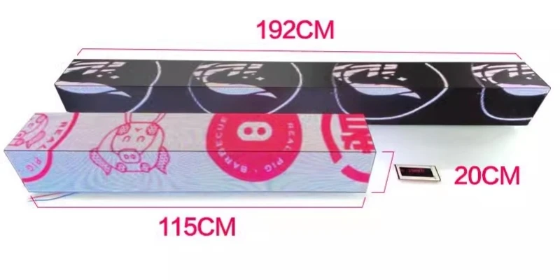 Square double-Sided Acrylic Light Box LED Illuminated Display for Business and Retail Environments