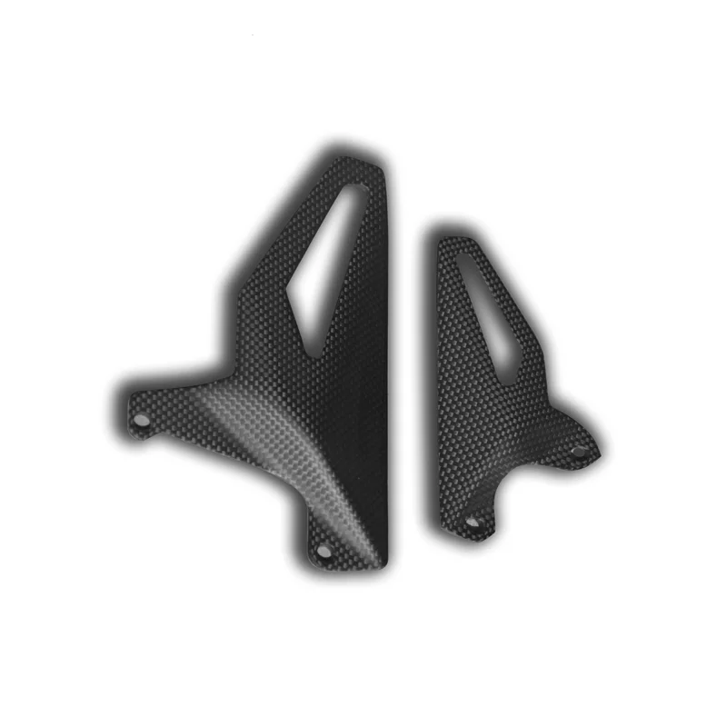 Carbon Fiber Manufacturers 3K Carbon Fiber Heel Plates For DUCATI Streetfighter V4/V4S