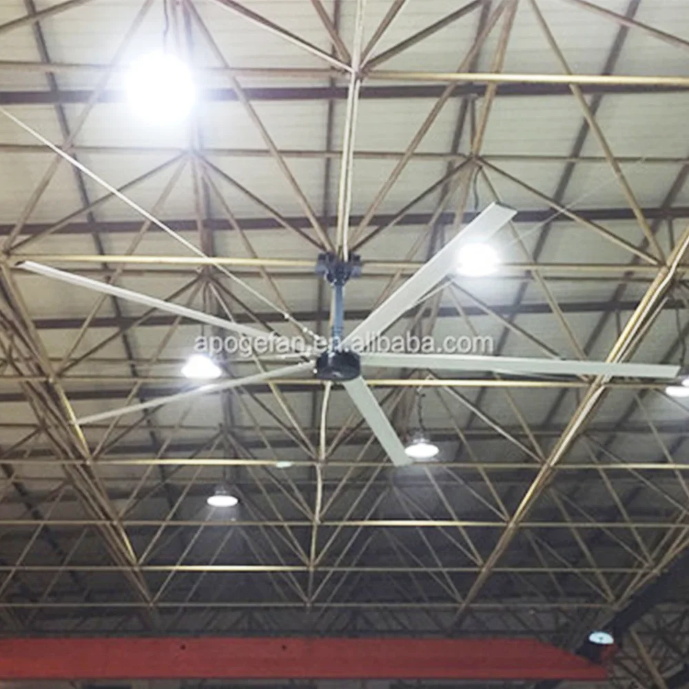 Большой вентилятор 24 фута 7,3 м, дешевые промышленные hvls вентиляторы для продажи