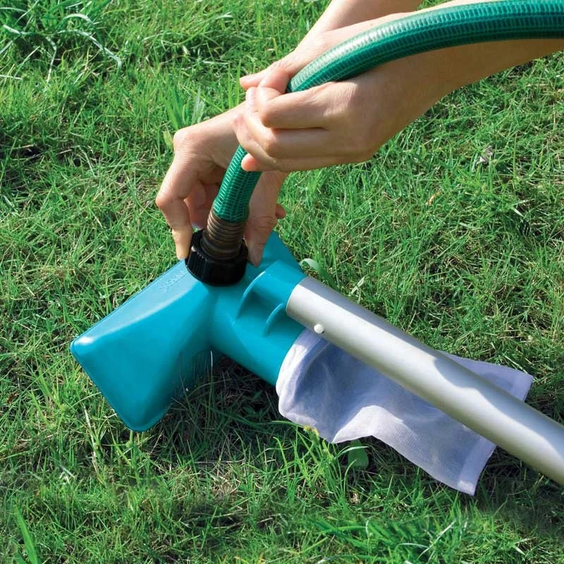 Empty Debris Easily Reinforced Frame Deep Rake Garden Swimming Pool Leaf Skimmer Net