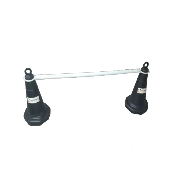 PE Colorful traffic cones,reflective flexible traffic cone bar