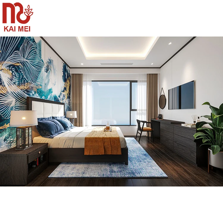 Best Western Custom Made Modern Design Hotel Furniture 5 Star MDF Material for Bedroom Courtyard Room
