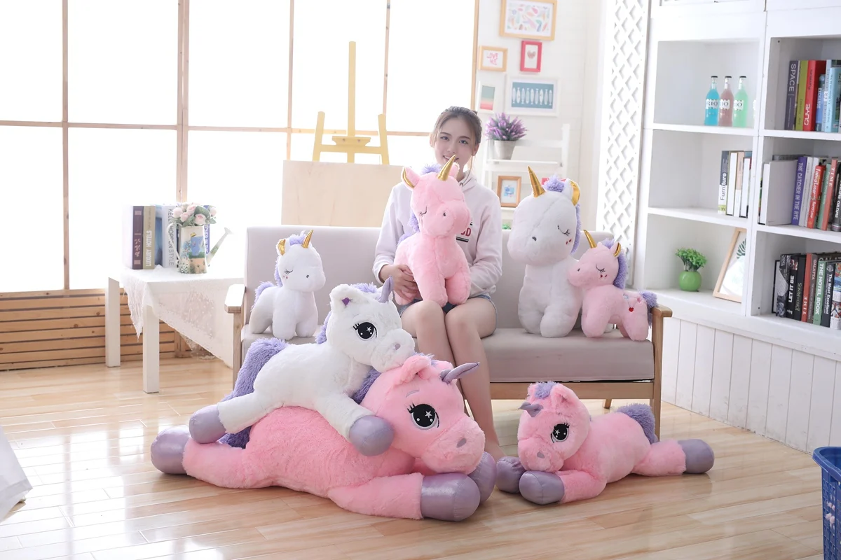 Wholesale Custom Ce Certified Plush Soft Stuffed Animal Unicorn Toy