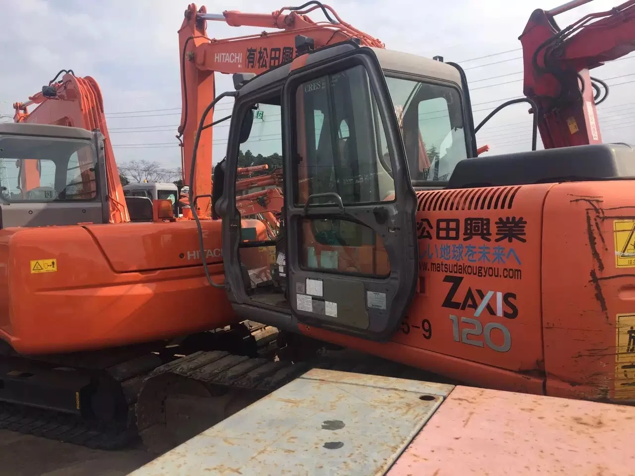 Used hitachi ZX120-6  excavator