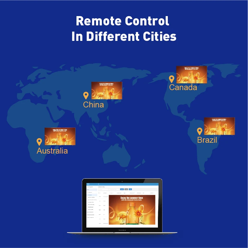 1920x1080 full hd 4k ultra output android cloud network media player digital signage player box