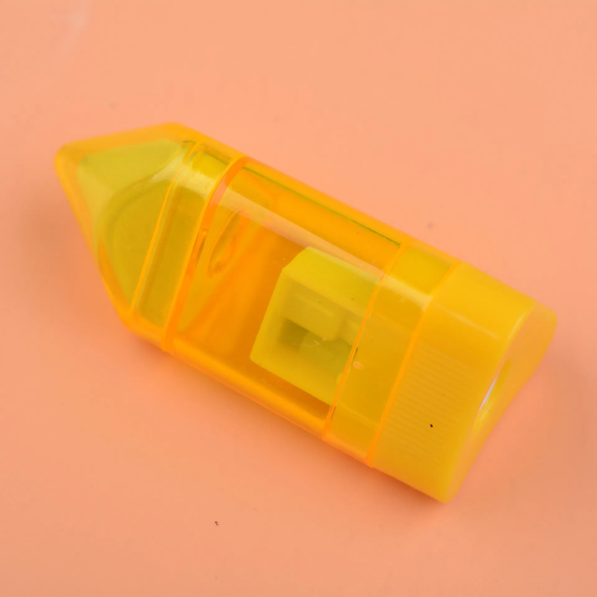 Smooth Single-hole Plastic Pencil Sharpener With Rubber Pencil Sharpener Creative Student Pencil Sharpener Can Be logo