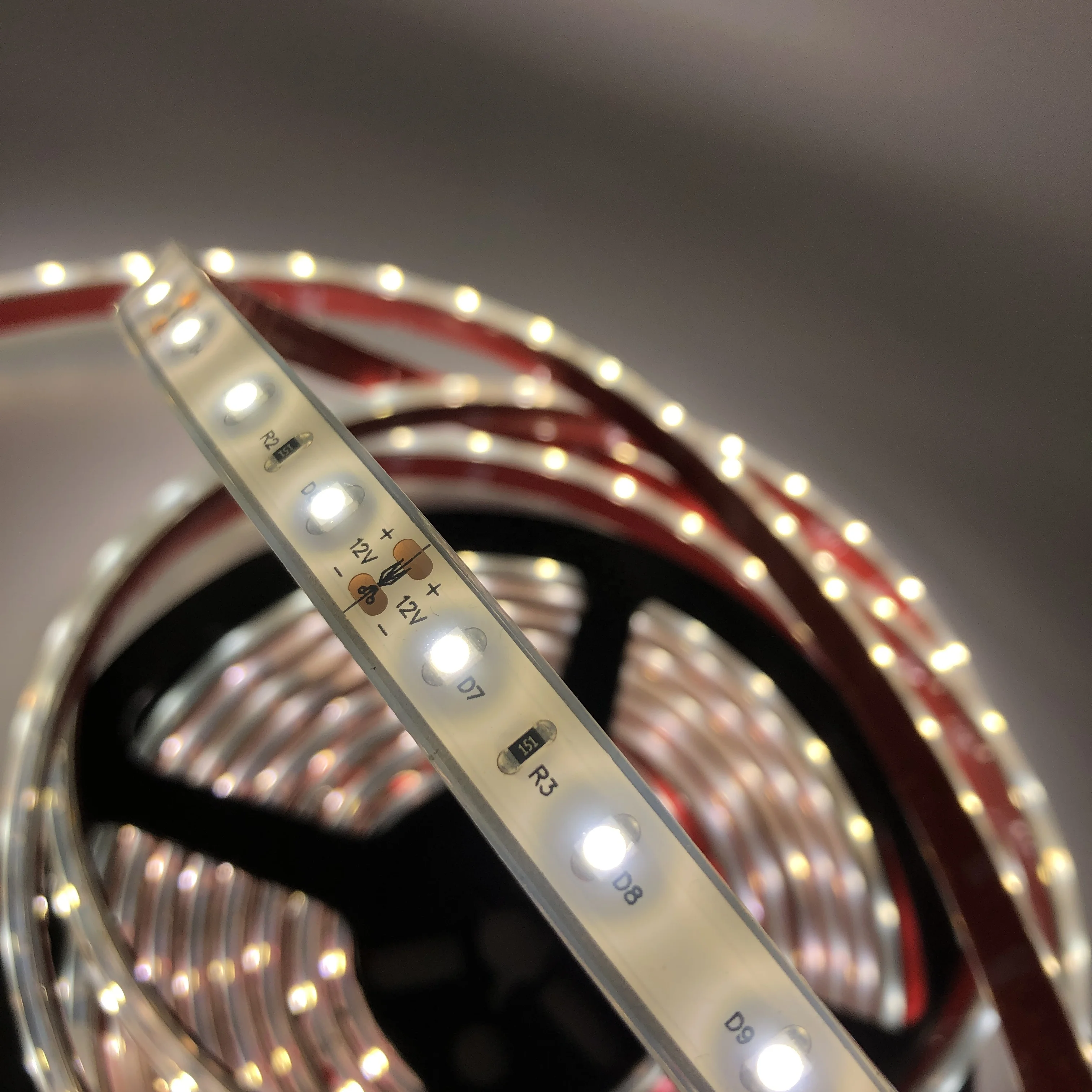 New Hot Sale 8mm DC12/24V 4.8W Waterproof SMD3528 60LEDs Flexible LED Strip Light