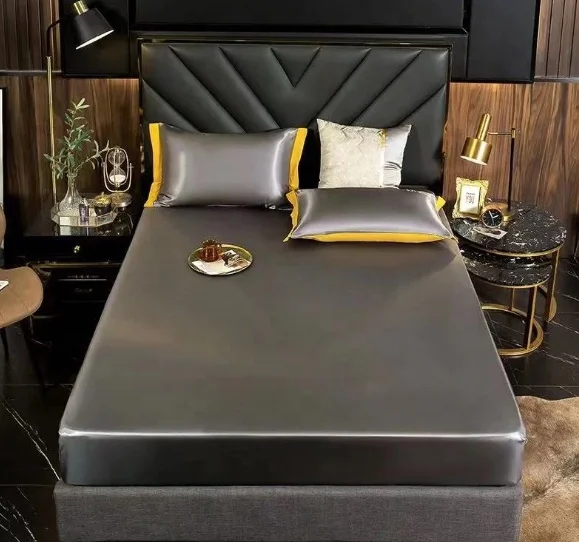 Manufacturer 4 Pcs Queen Size Quilt Duvet Cover Cover Bed Cotton Bedsheets Luxury Space King Valentine