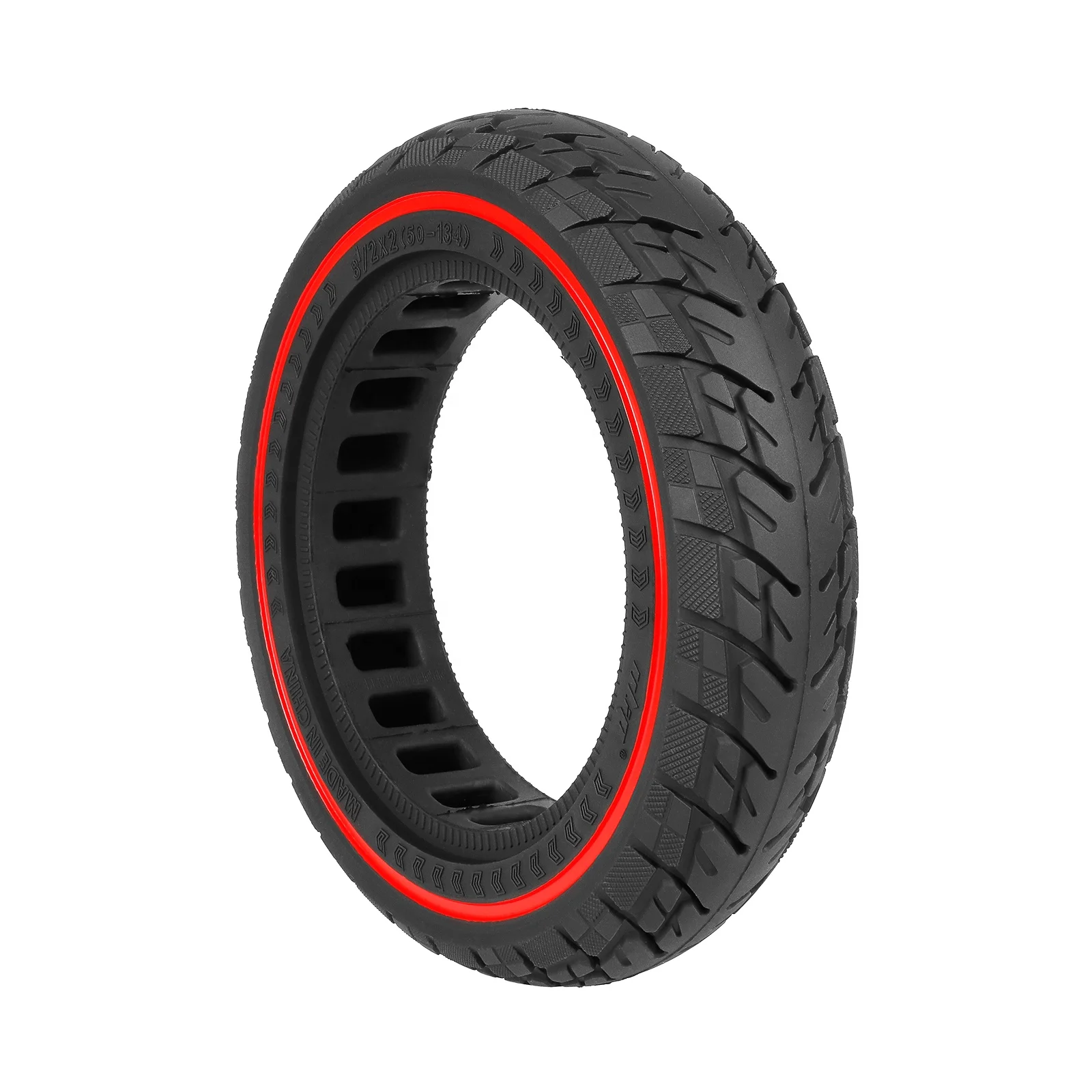 Ulip 8.5 inch Scooter Tire 8.5*2(50-134) Off-road Solid Tire With Red Circle For VSETT 8/9 Macury Zero 8/9 Series Scooter Tyre