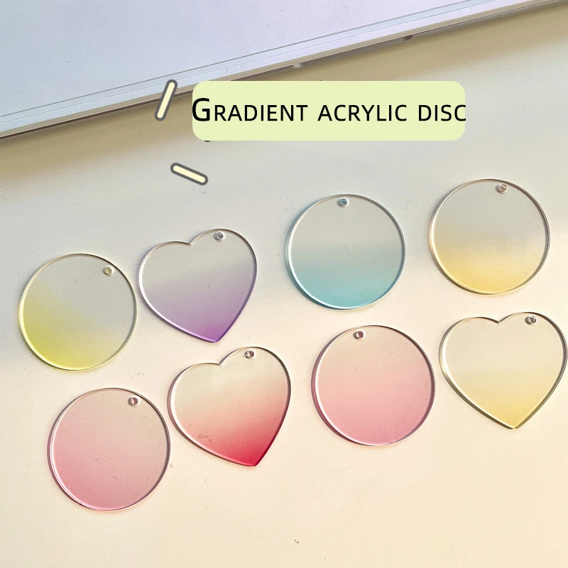 Price Promotion Transparent DIY Plastic Keyring Clear Blanks Acrylic Keychain