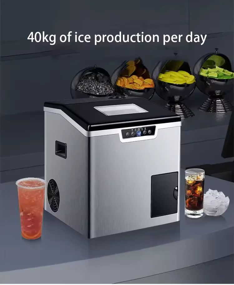Ice making and crushing all-in-one small commercial home ice machine