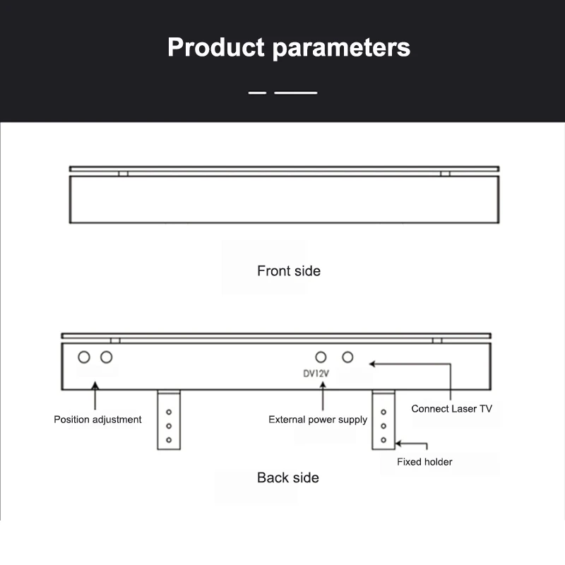 Electric Telescopic Platform for Laser TV Xiaomi JmGo XGIMI Changhong Hisense Skyworth Ultra Short Throw UST Projector