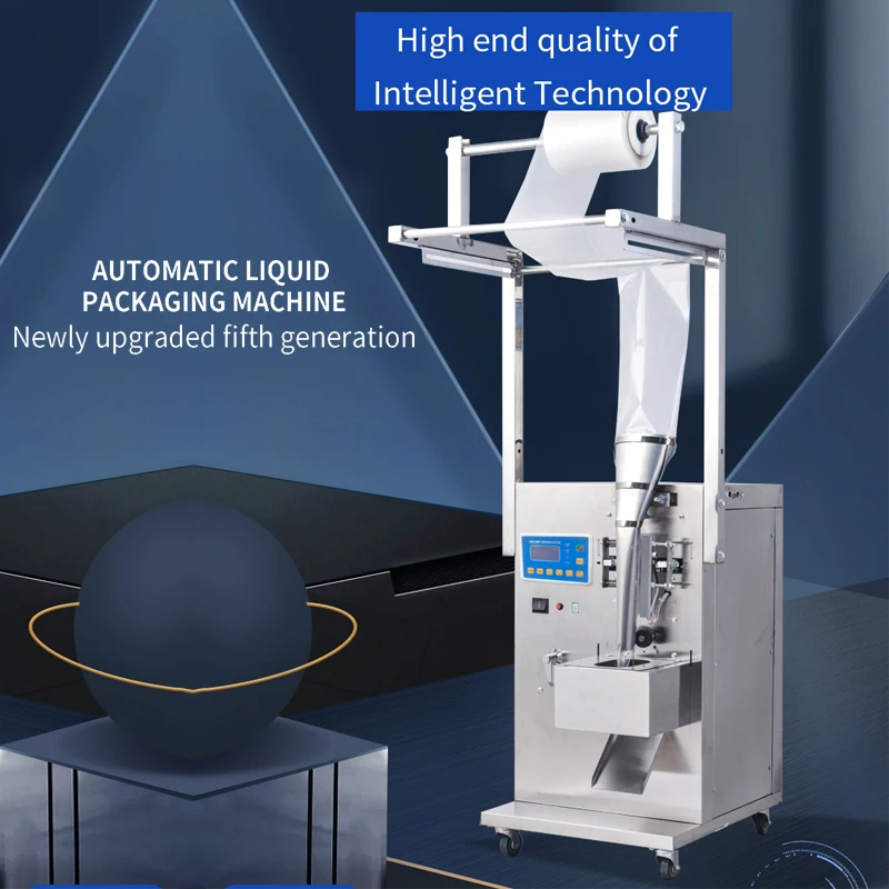 Automatic Cosmetic Detergent Shampoo Gel Ice Alcohol Liquide Fertilizer Sachet Filling Sealing And Packing Packaging Machine