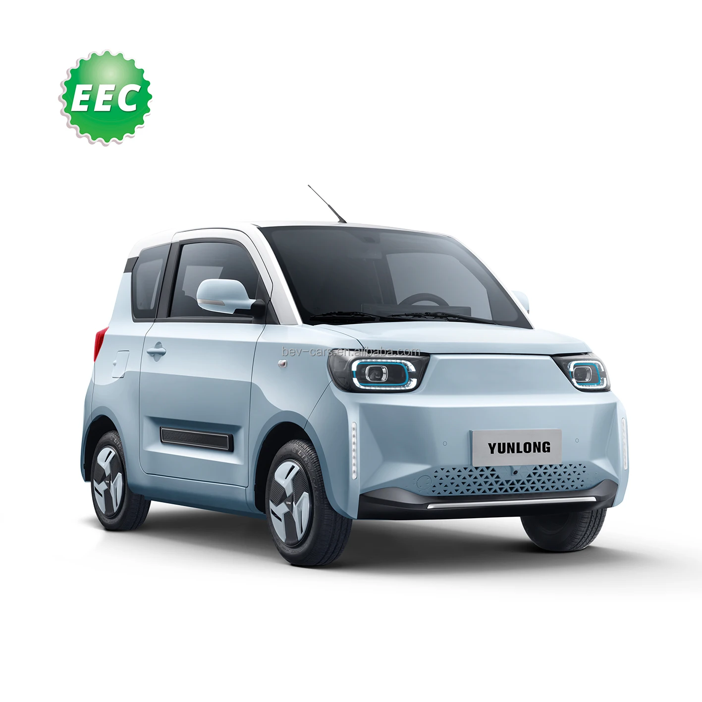 EEC L7e Electric Passenger Vehicle with Front 2 Seats New Energy Vehicle Made in China for EU Market 90km/h Speed