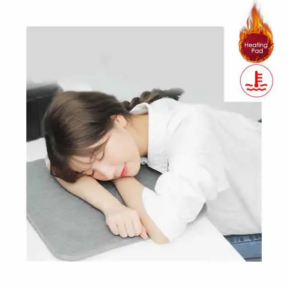 Upgraded Portable Foldable Cordless Heating Cushion 3 Levels Adjustment Massage Square Outdoor Washable Camping Car Bench