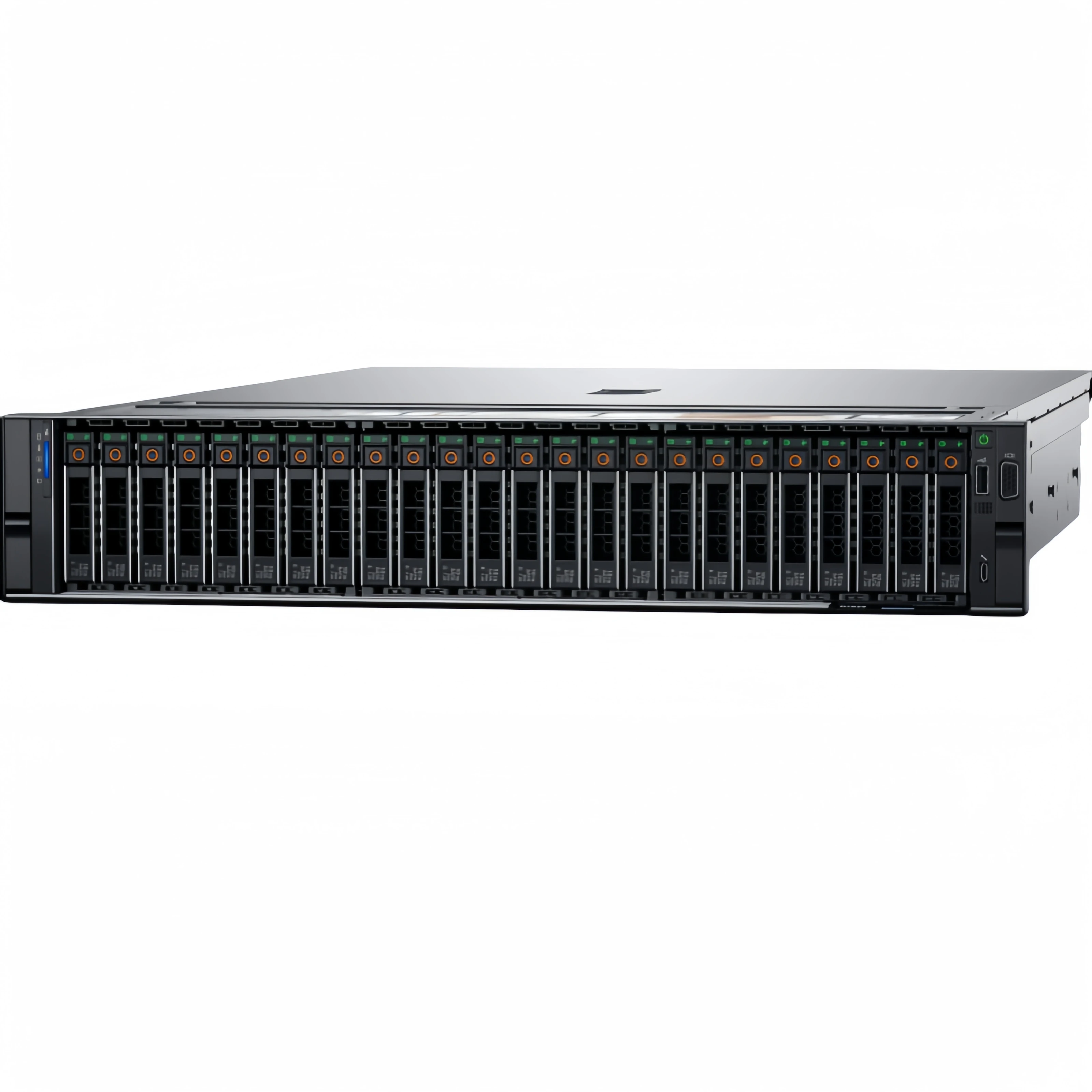 Горячий запрос Poweredge R7525 16 SAS SATA 8NVME 24 Bays 2u стойка серверное оборудование R7525 AMD EPYC