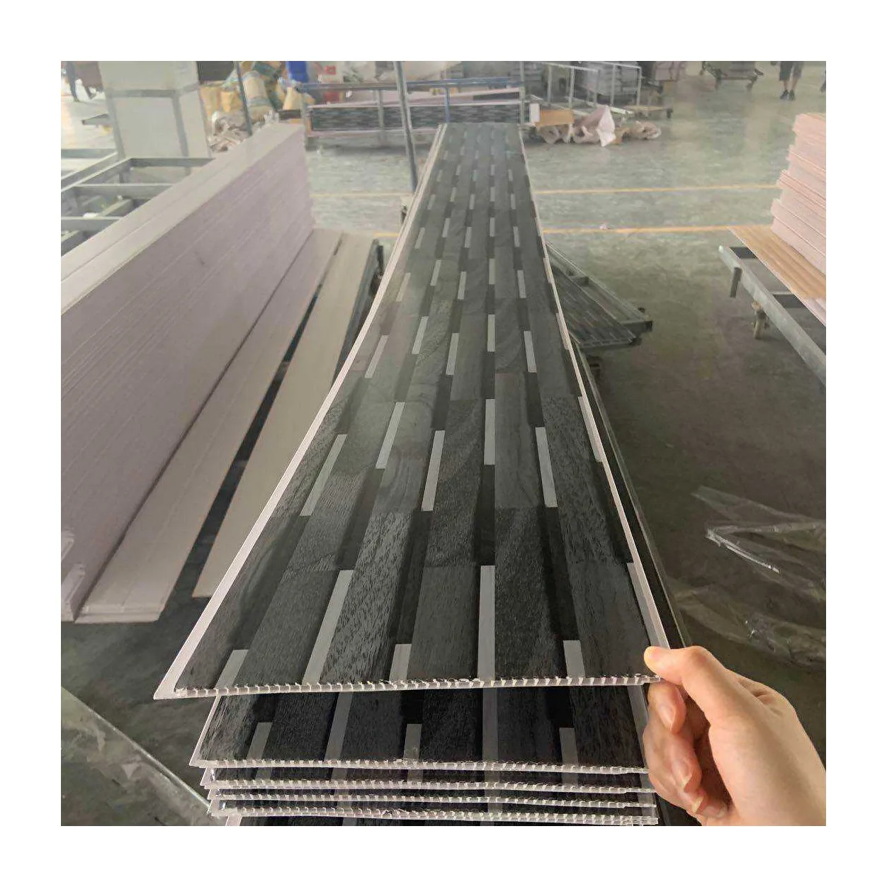 Factory Direct Price Wood Grain 300mm Laminated Pvc Ceiling for Decoration