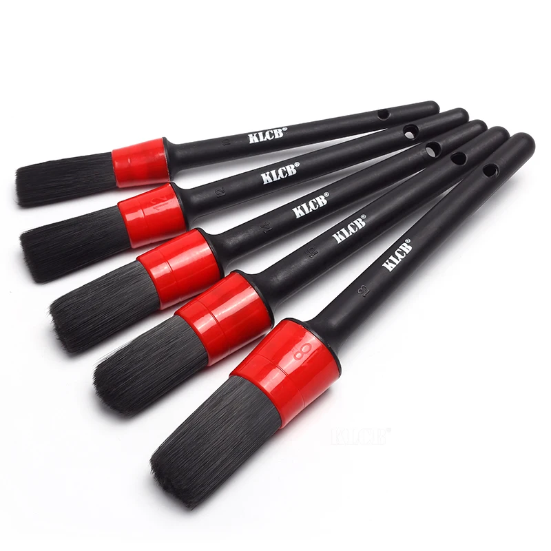 Набор Щеток Для детейлинга и мытья автомобиля щетка для чистки волос в форме кабана инструменты автодетейлинга 5 шт. аксессуары приборной