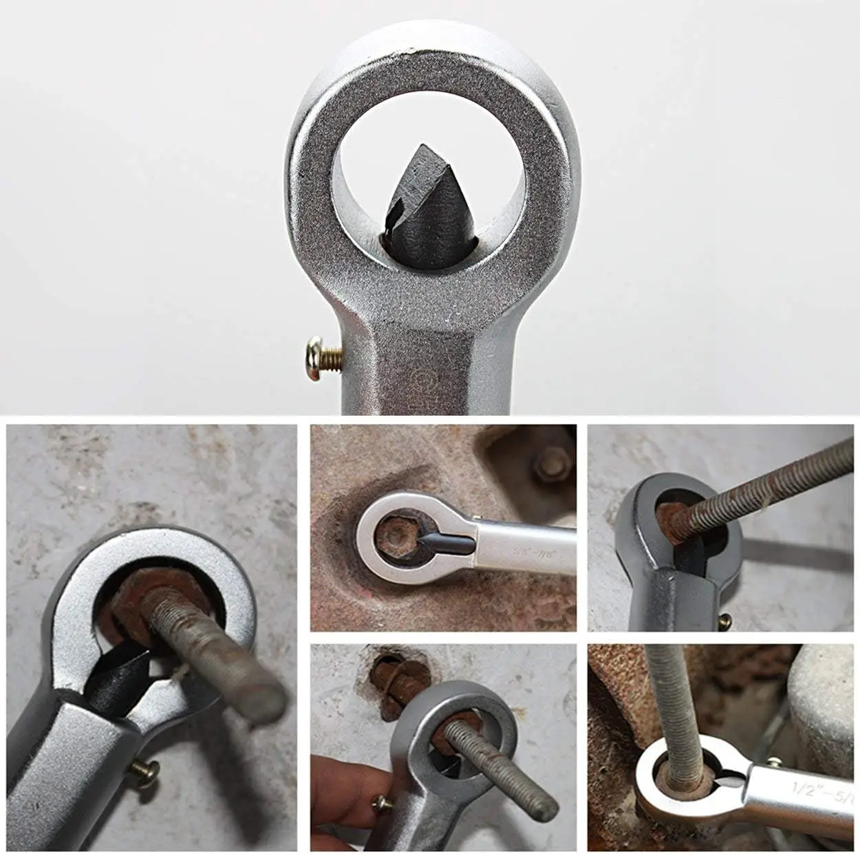 Sturdy Durable Nut Splitter Rust Prevention for Removal Metal Nut Splitter Cracker Removing Broken and Damaged Nuts