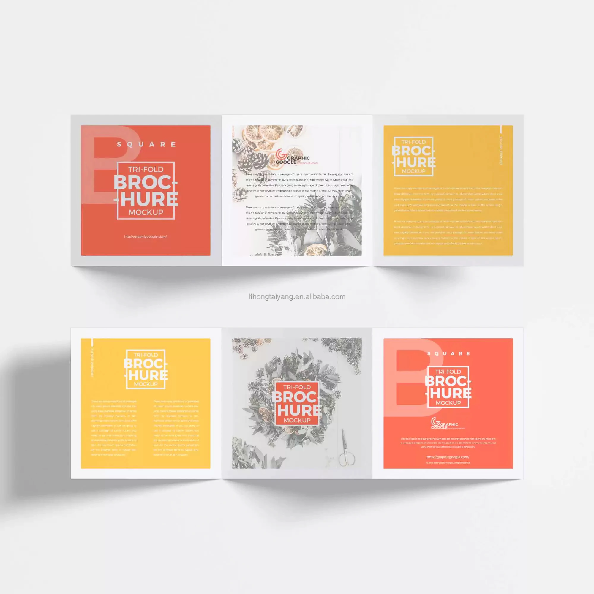 custom printed foldetrifold brochure for promotion restaurant menu brochure printing