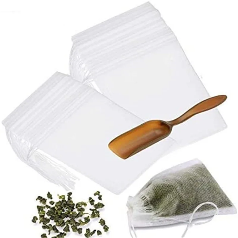 Disposable Drawstring Packaging Bag Coffee Packing Empty Individual Non Woven Filter Tea Bags